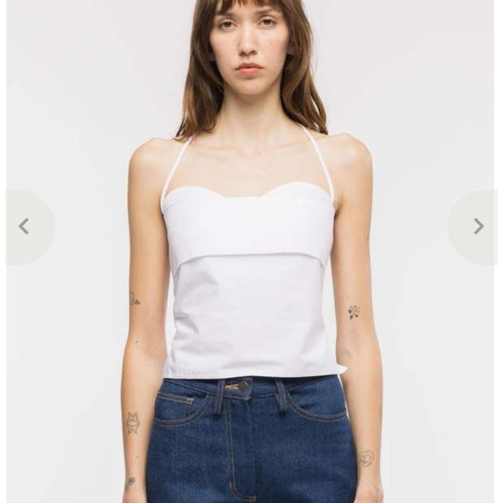 Toit volant Verona Top in white